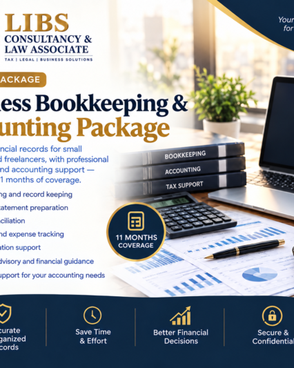 Business Bookkeeping & Accounting Package